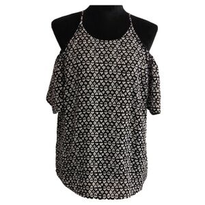 Apt 9 Chic Black and White Women's Top